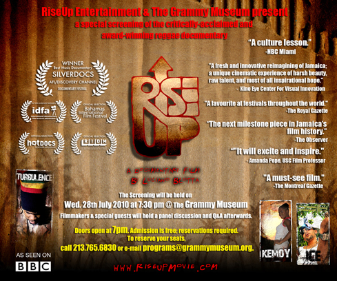 Rise Up Grammy invite