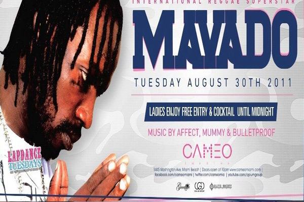 mavado live in miami August 2011