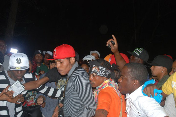 photo of vybz kartel at sting 2010