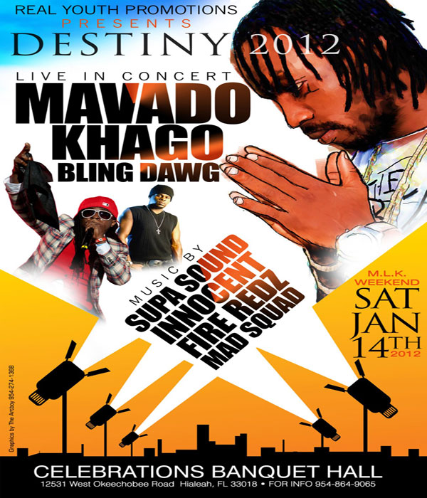 mavado live in south florida jan 14 2012