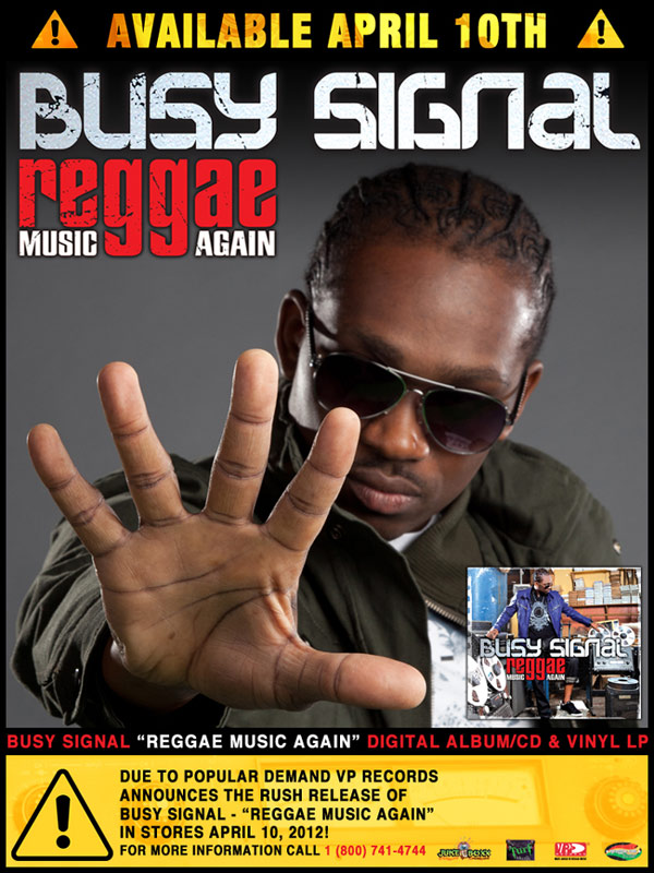 BUSY SIGNAL NEW ALBUM REGGAE MUSIC AGAIN