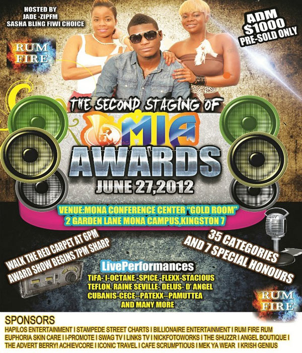 Kingston Mia Awards show June 27 2012