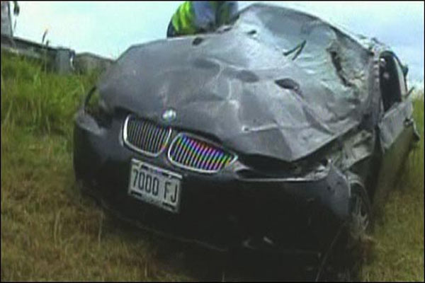 usain bolt car accident