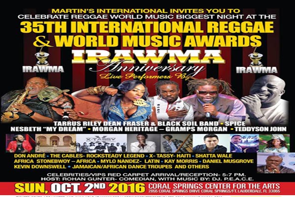 vybzkartelbestdeejayof the year 35th irawma-awards 2016 list of winners