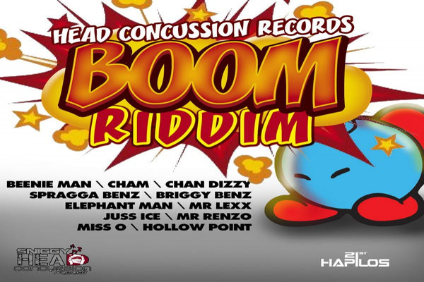 BOOM RIDDIM HEAD CONCUSSION RECORDS APRIL 2013