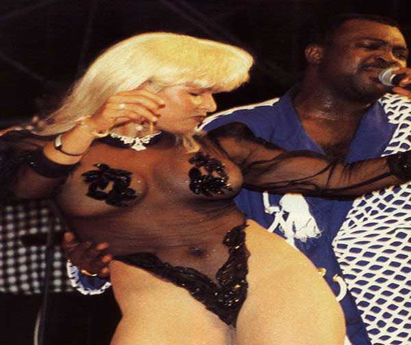 Dancehall Queen Carlene and Shaka Demus dancehall fashion at STing