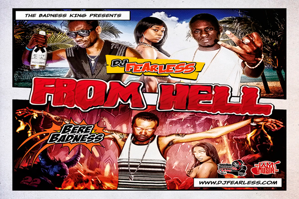 Download DJFearLess Dancehall mixtape From-Hell april 2013