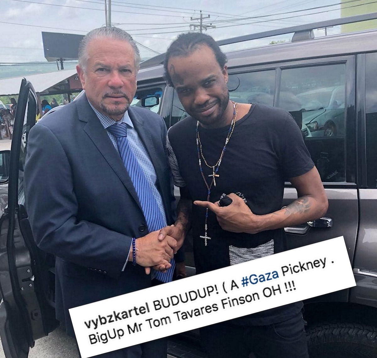 Kartel post photo of Tommy Lee lawyer Tom Tavares Finson