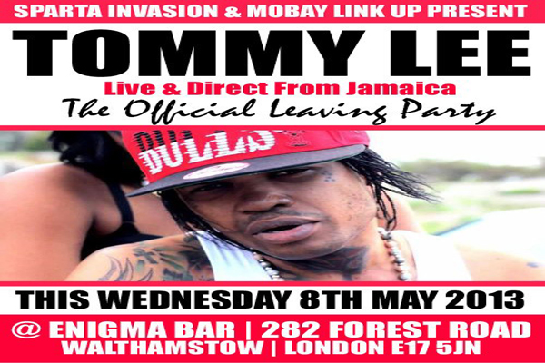TOMMY LEE SPARTA UK TOUR MAY 2013