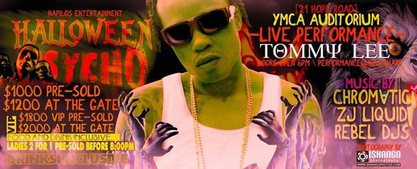 tommy lee sparta halloween party