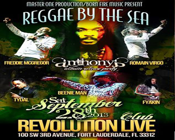 anthony b tribute to legends album release party sept 28 2013 ft lauderd 