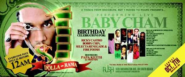 baby cham live dancehall papa keith sun oct 7