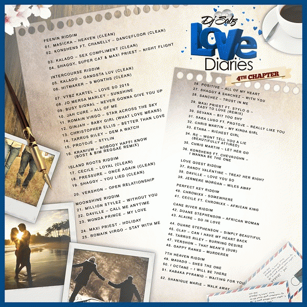 dj sabz love diaries mixtape feb 2015