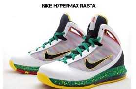 nike hyper max rasta