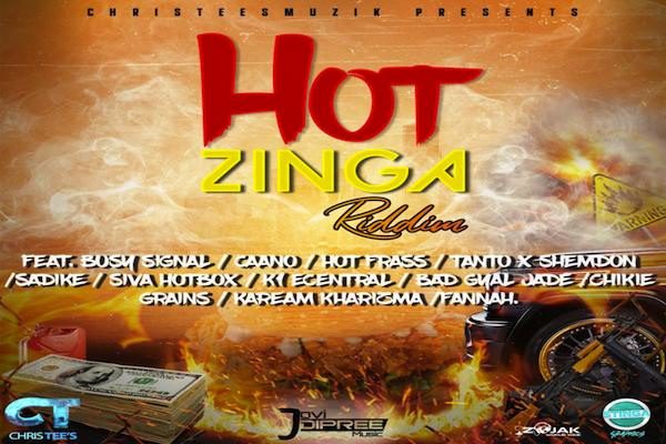hot zinga riddim busy signal hot frass shemdon sadike