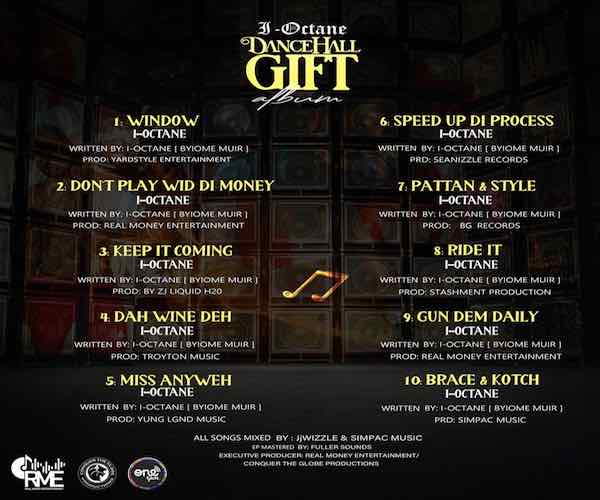 i-octane dancehall gift reggae dancehall album 2023 cover art