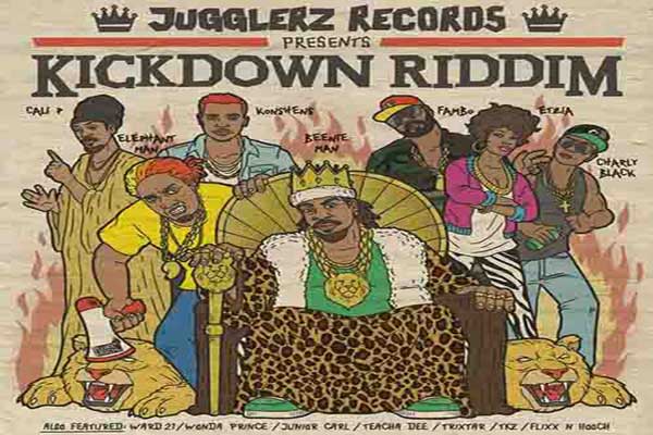 kick down riddim Jugglers Records Oct 2012