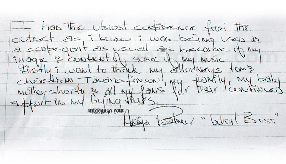 original vybz kartel statement