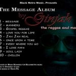 reggae artist ginjah album message blackmetro music 2022