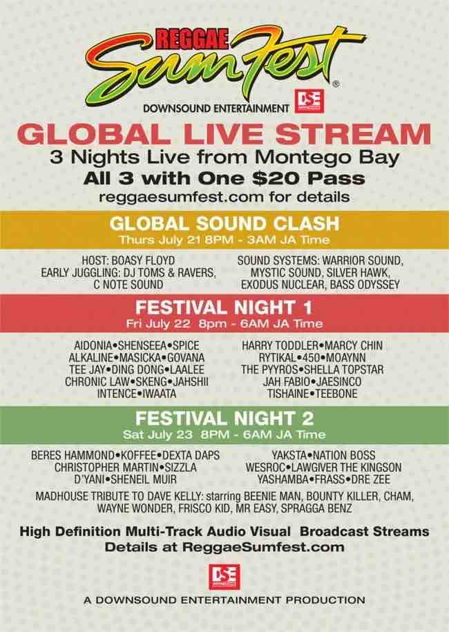 reggae sumfest 2022 jamaica full line up