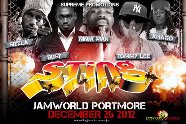 STING JAMAICA BOXING DAY DEC 26 2012