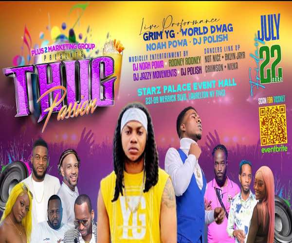 thug passion event live dancehall music new york july 22