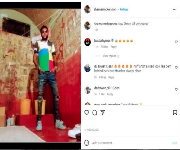 vybz kartel new photos from jail november 2022