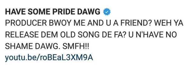 vybz kartel blasts producer Genius for Murda Practice song