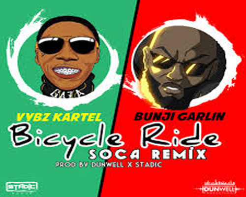 vybz kartel bunji garlin bycicle ride soca remix dunwell prod jan 2016