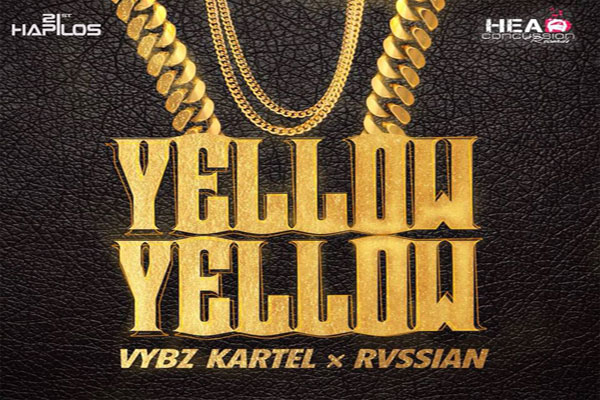 vybz kartel rvssian-yellow yellow-new dancehall single Head concussion records 2014