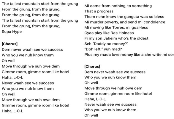 vybz kartel success lyrics